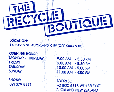Recycle Boutique - 14 Darby St